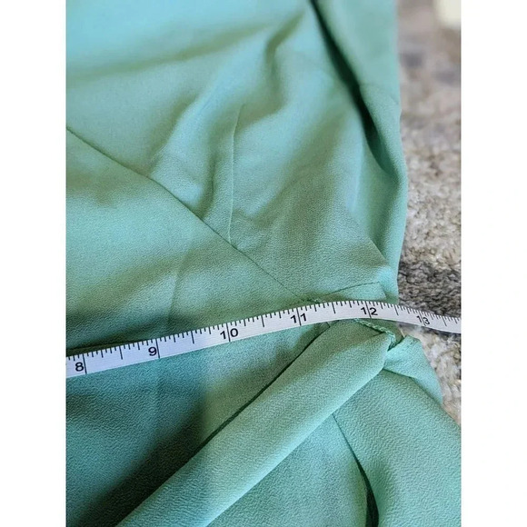 NWT Eliza J Faux-Wrap Ruffled Maxi Dress Size 4 (MSRP $168) - Picture 7 of 10